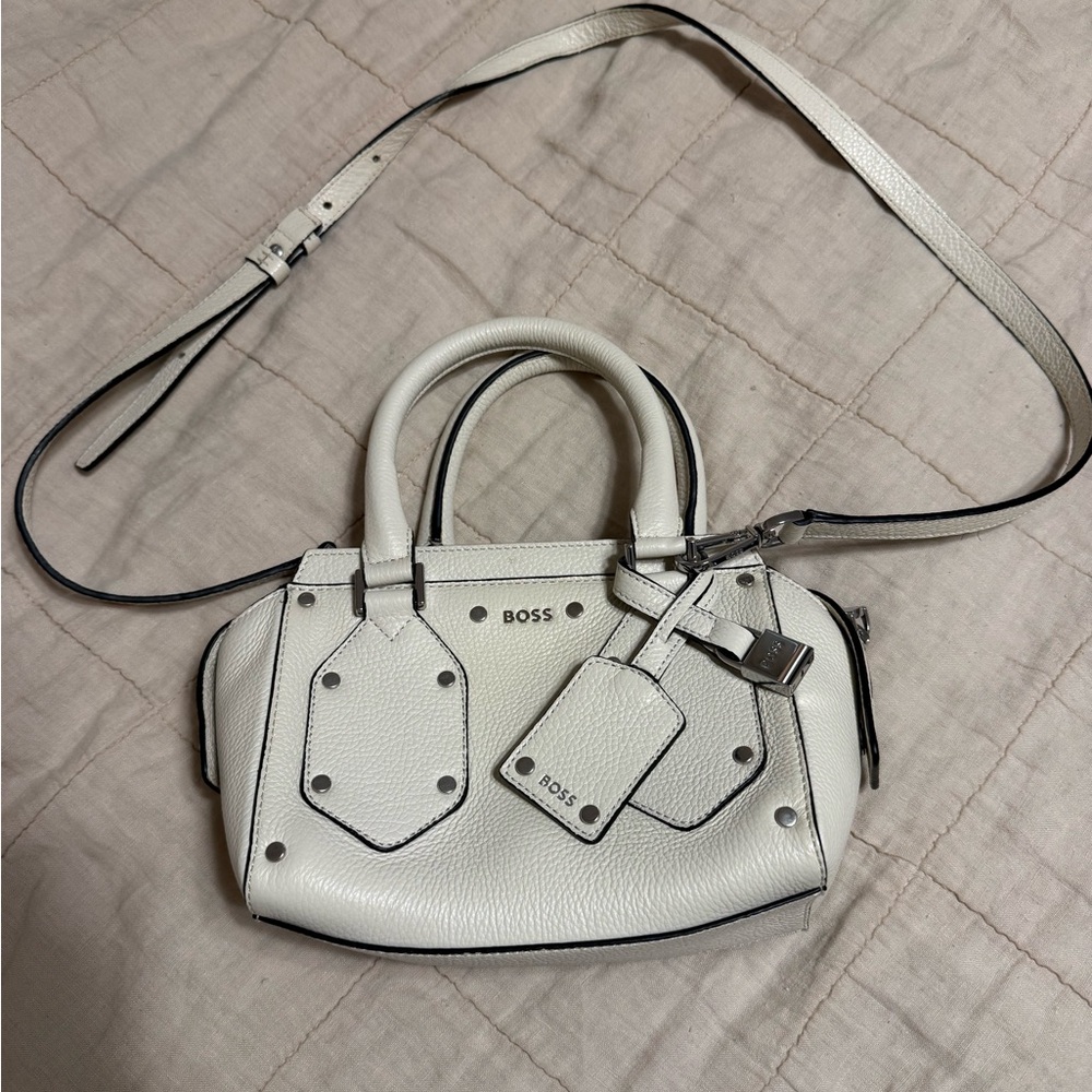 BOSS Ivory Crossbody Bag